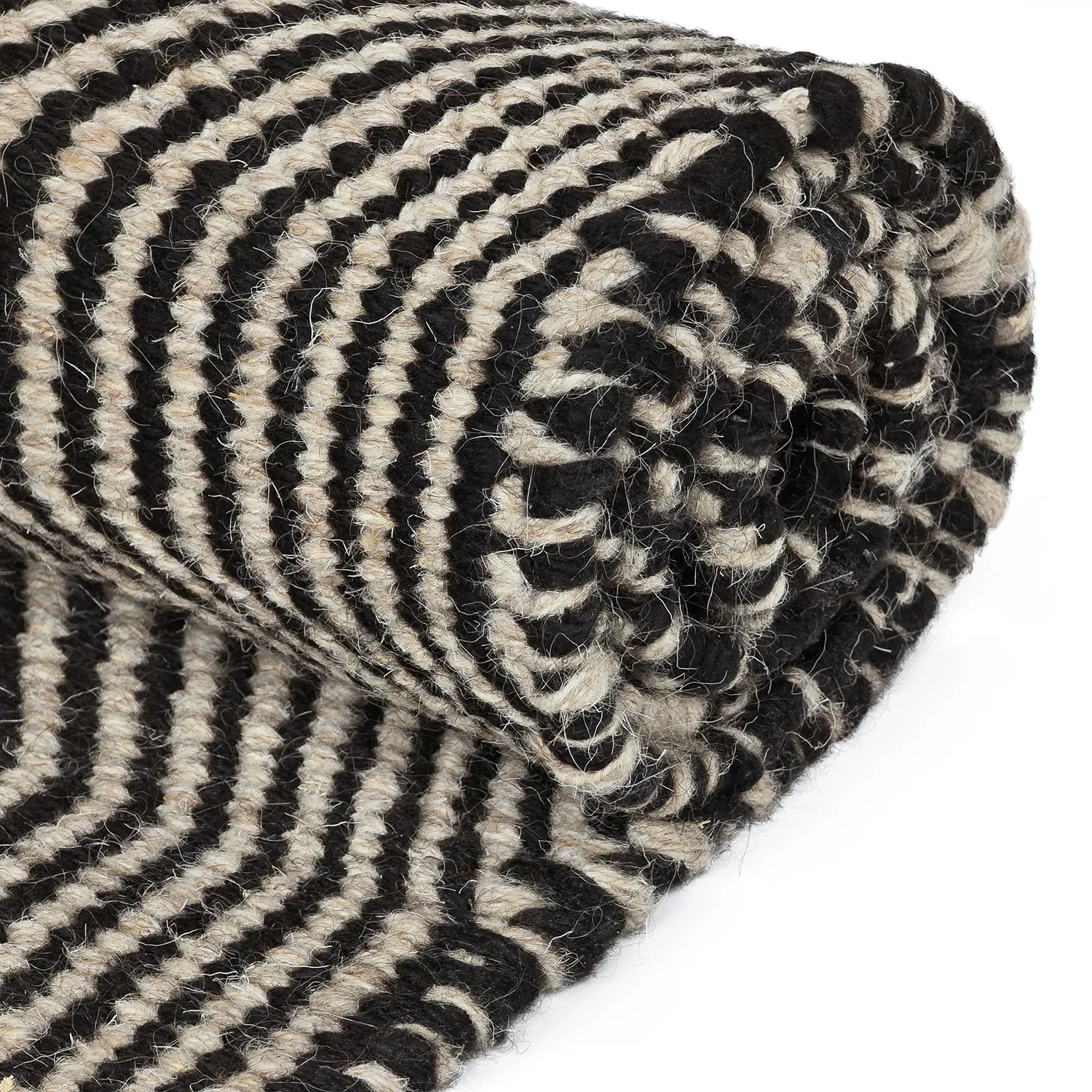 Tappeto In Lana - Larkana (beige/nero)