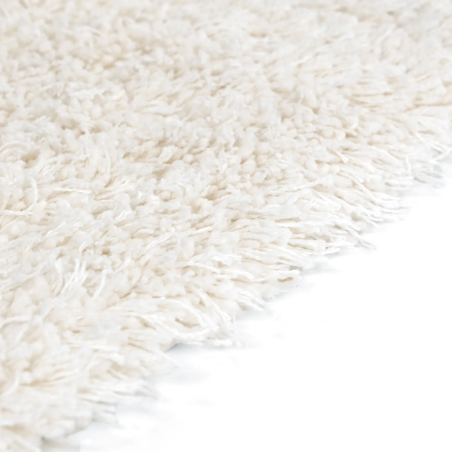 Tappeto A Pelo Lungo - Lindos Natural Cotton Shaggy (bianco)