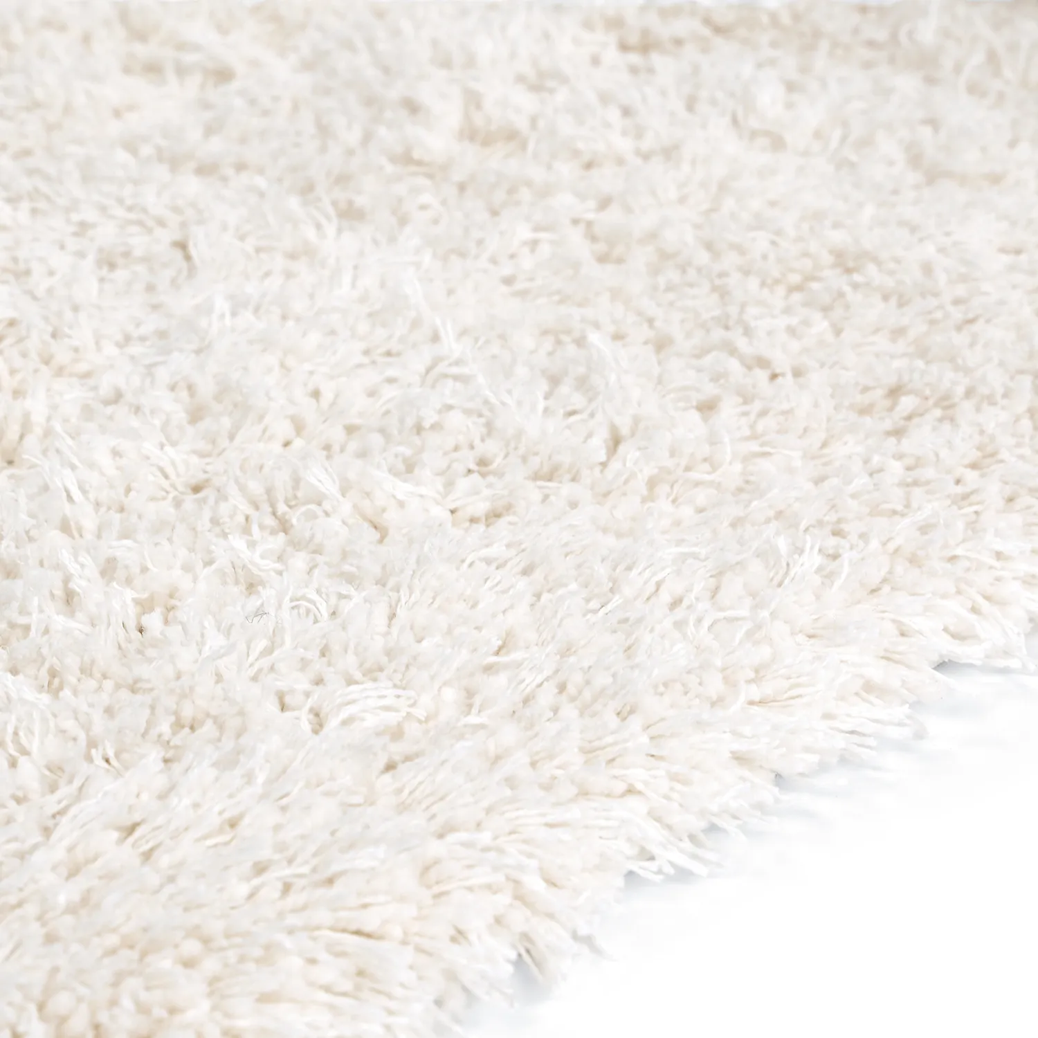 Tappeto A Pelo Lungo - Lindos Natural Cotton Shaggy (bianco)