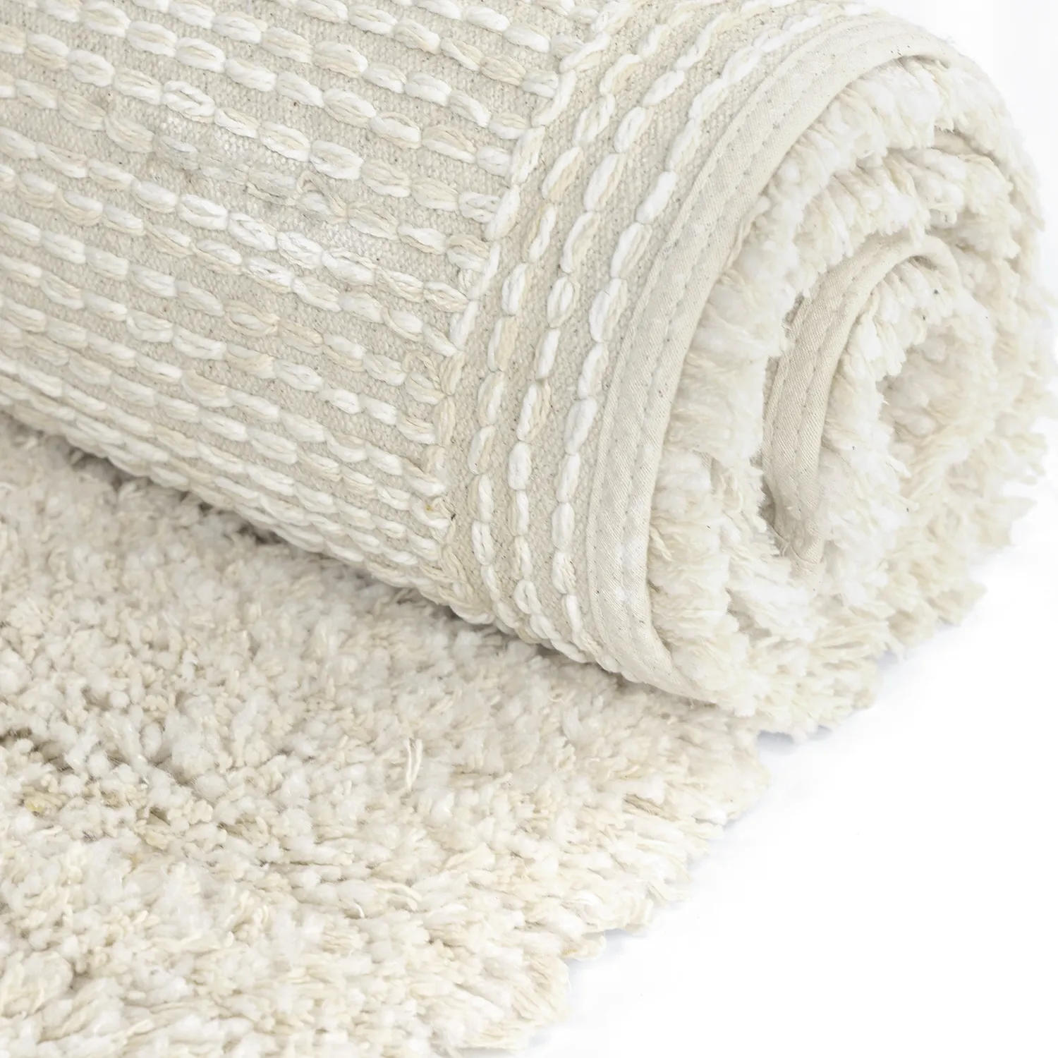 Tappeto A Pelo Lungo - Naousa Natural Cotton Shaggy (multiplo)