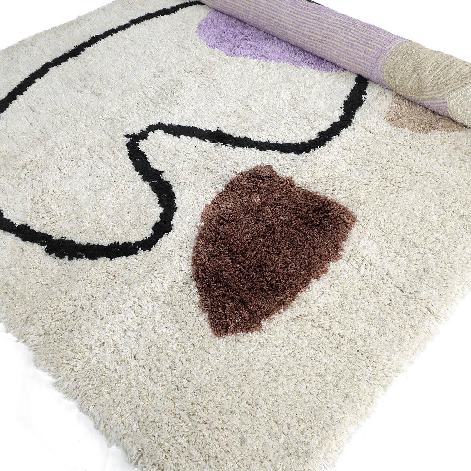 Tappeto A Pelo Lungo - Naousa Natural Cotton Shaggy (multiplo)