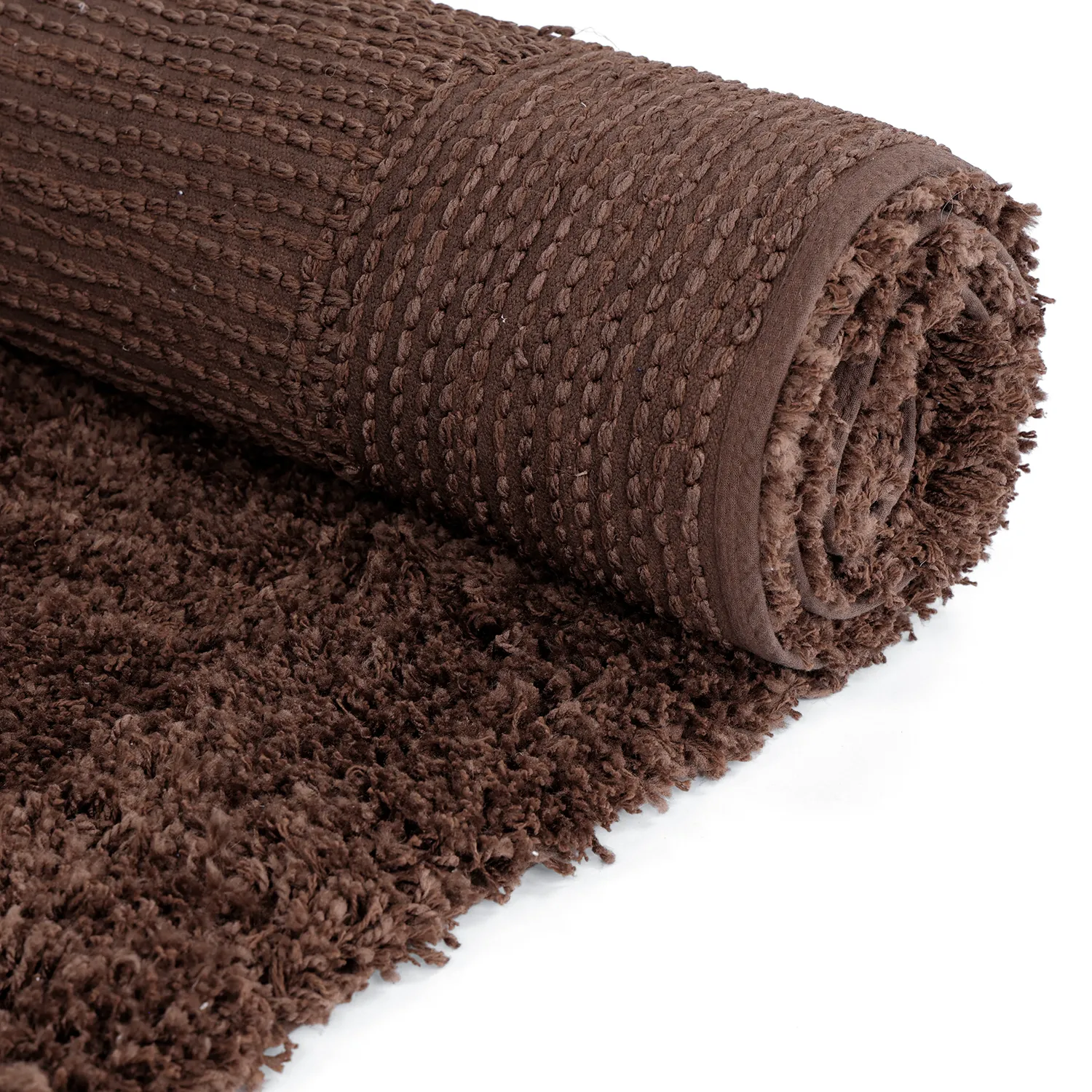 Tappeto A Pelo Lungo - Molyvos Natural Cotton Shaggy (marrone)