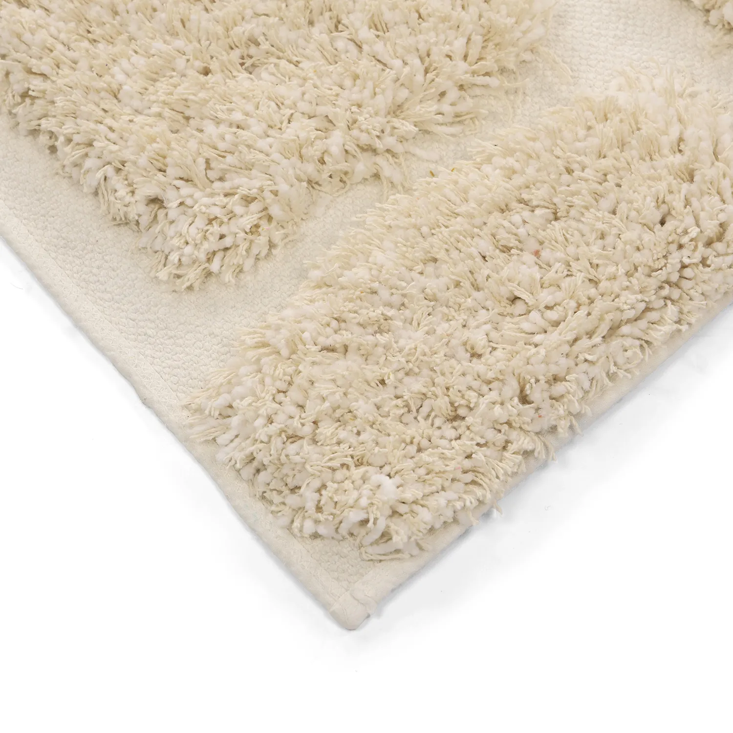 Tappeto A Pelo Lungo - Otranto Natural Cotton Shaggy (bianco)