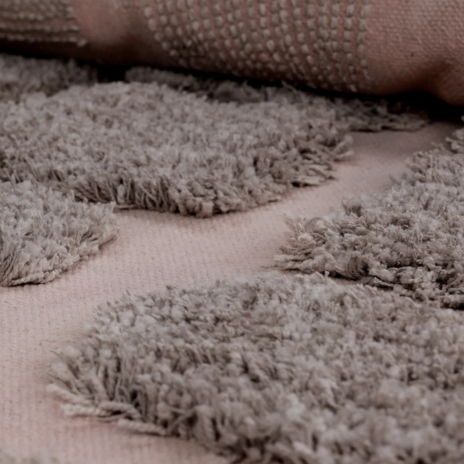 Tappeto A Pelo Lungo - Otranto Natural Cotton Shaggy (taupe)