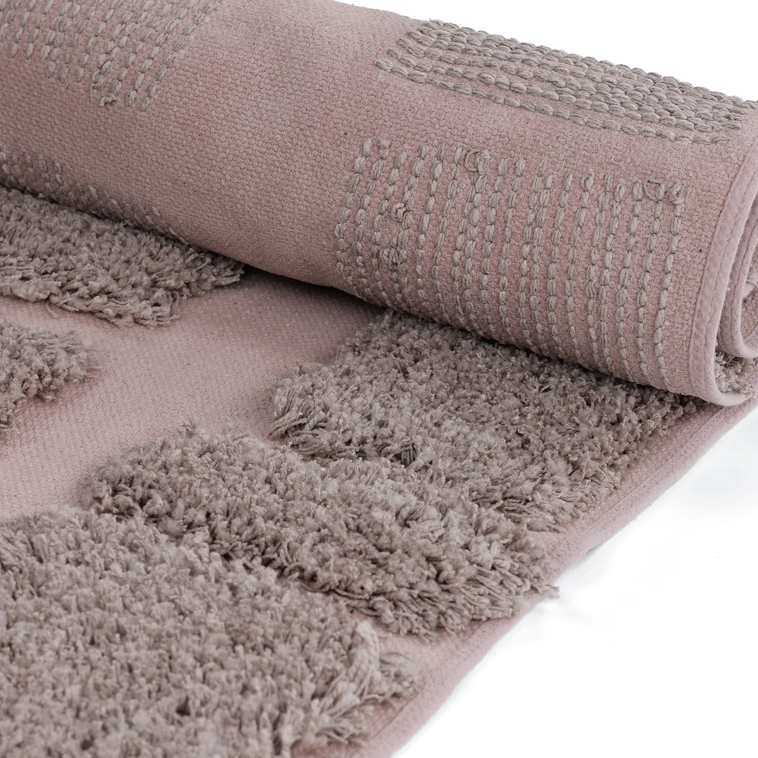 Tappeto A Pelo Lungo - Otranto Natural Cotton Shaggy (taupe)