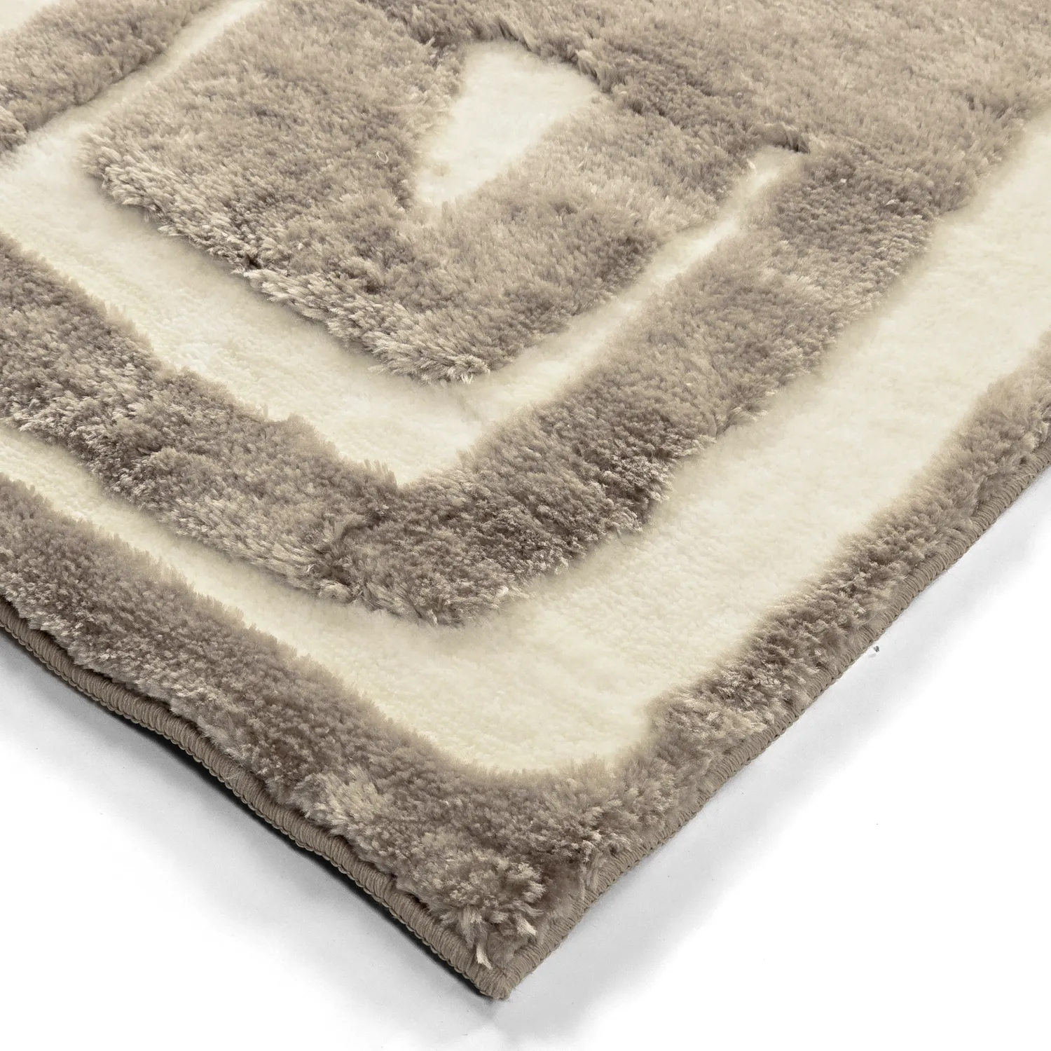 Tappeto A Pelo Lungo - Palmyra (beige/bianco)