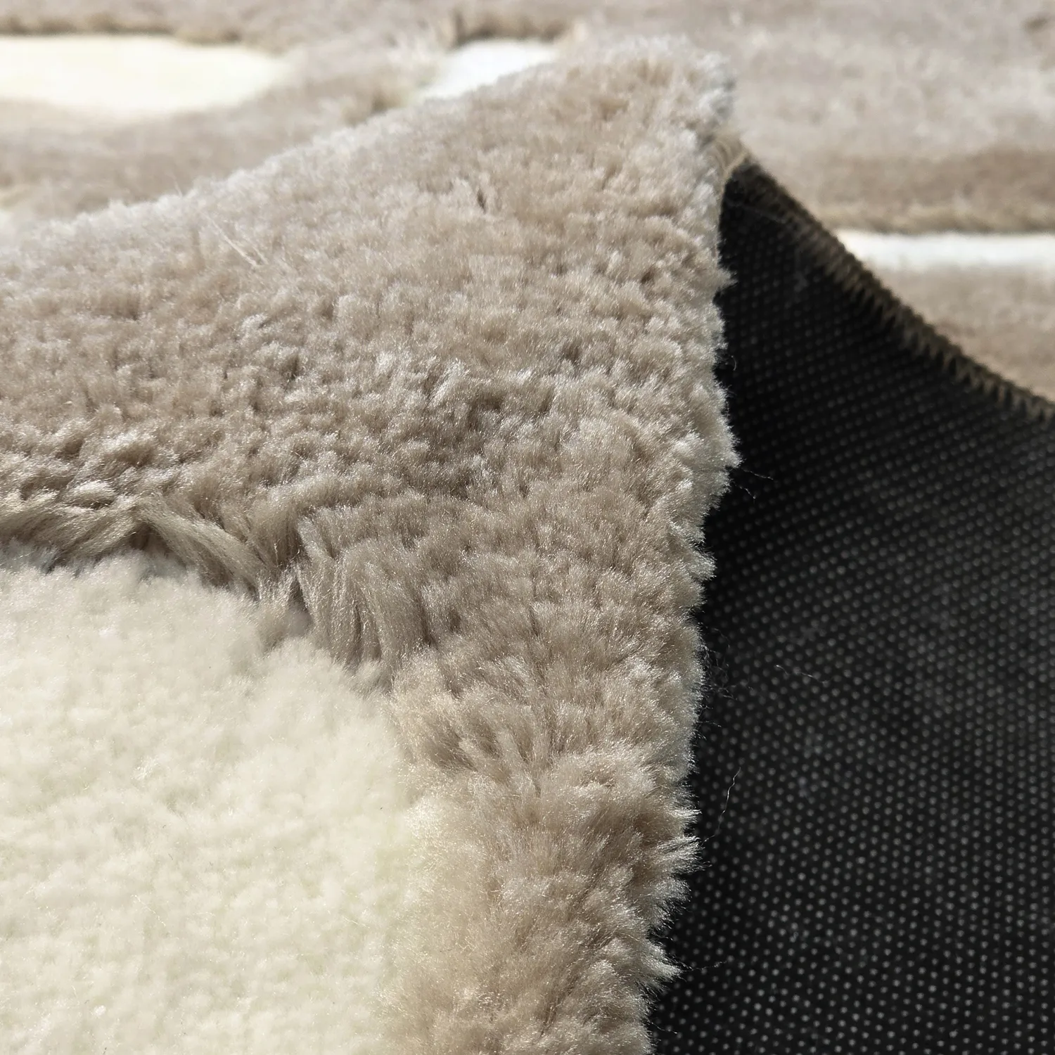 Tappeto A Pelo Lungo - Palmyra (beige/bianco)