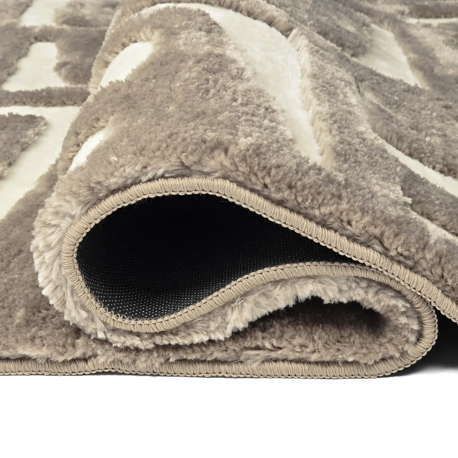 Tappeto A Pelo Lungo - Palmyra (beige/bianco)