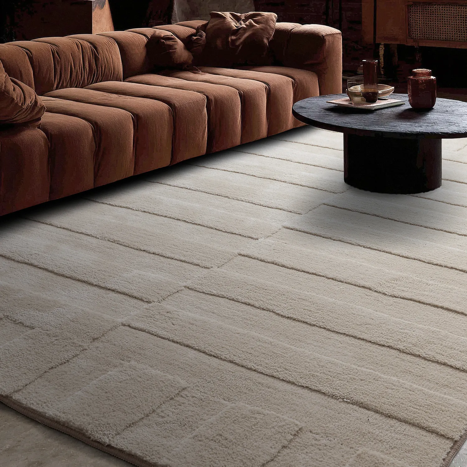 Tappeto A Pelo Lungo - Paxos (beige)