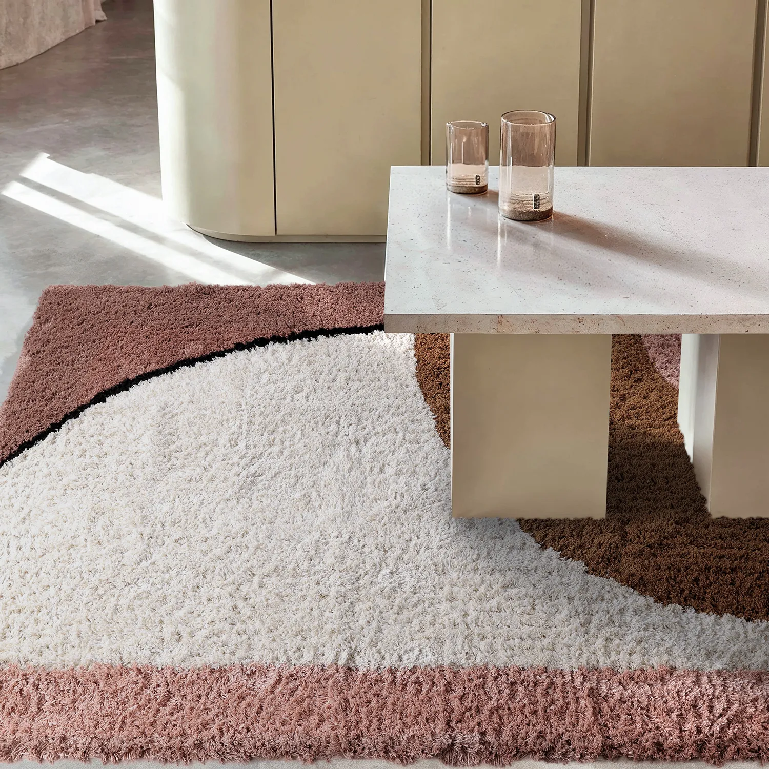 Tappeto A Pelo Lungo - Perast Natural Cotton Shaggy (multiplo)