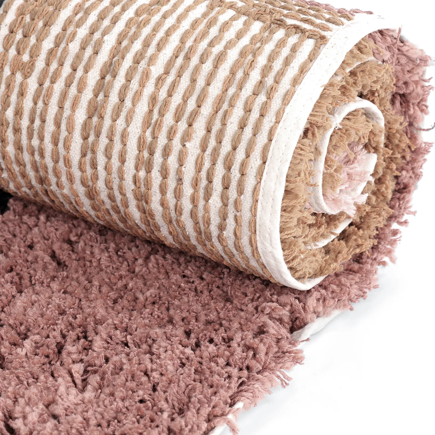 Tappeto A Pelo Lungo - Perast Natural Cotton Shaggy (multiplo)