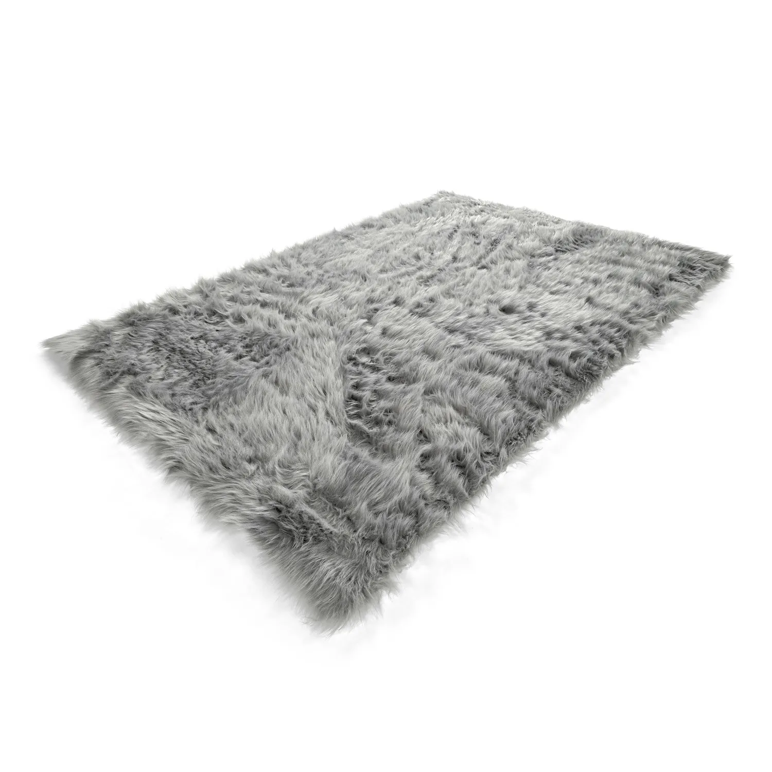 Tappeto A Pelo Lungo - Sohar (grigio chiaro)