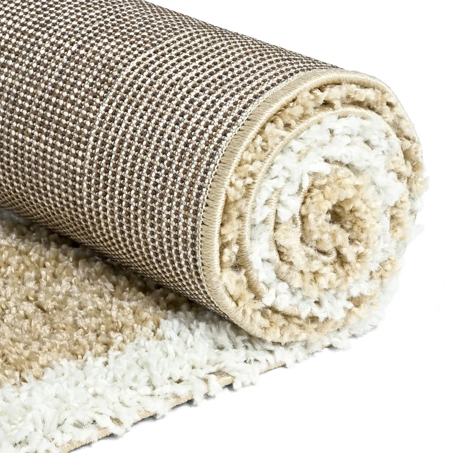Tappeto A Pelo Lungo - Tamri (beige/bianco)