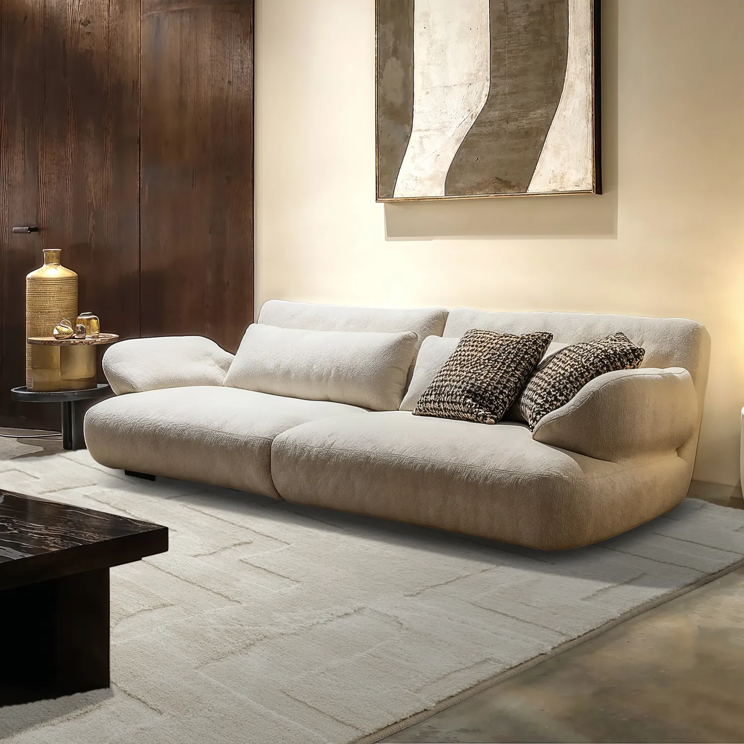 Tappeto A Pelo Lungo - Tripoli (beige)