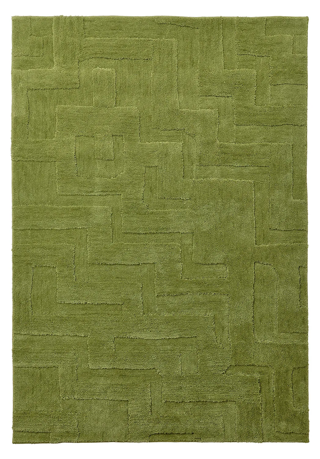 Tappeto A Pelo Lungo - Tripoli (verde muschio)