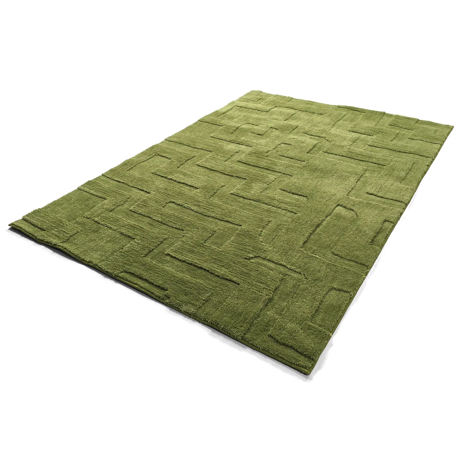 Tappeto A Pelo Lungo - Tripoli (verde muschio)