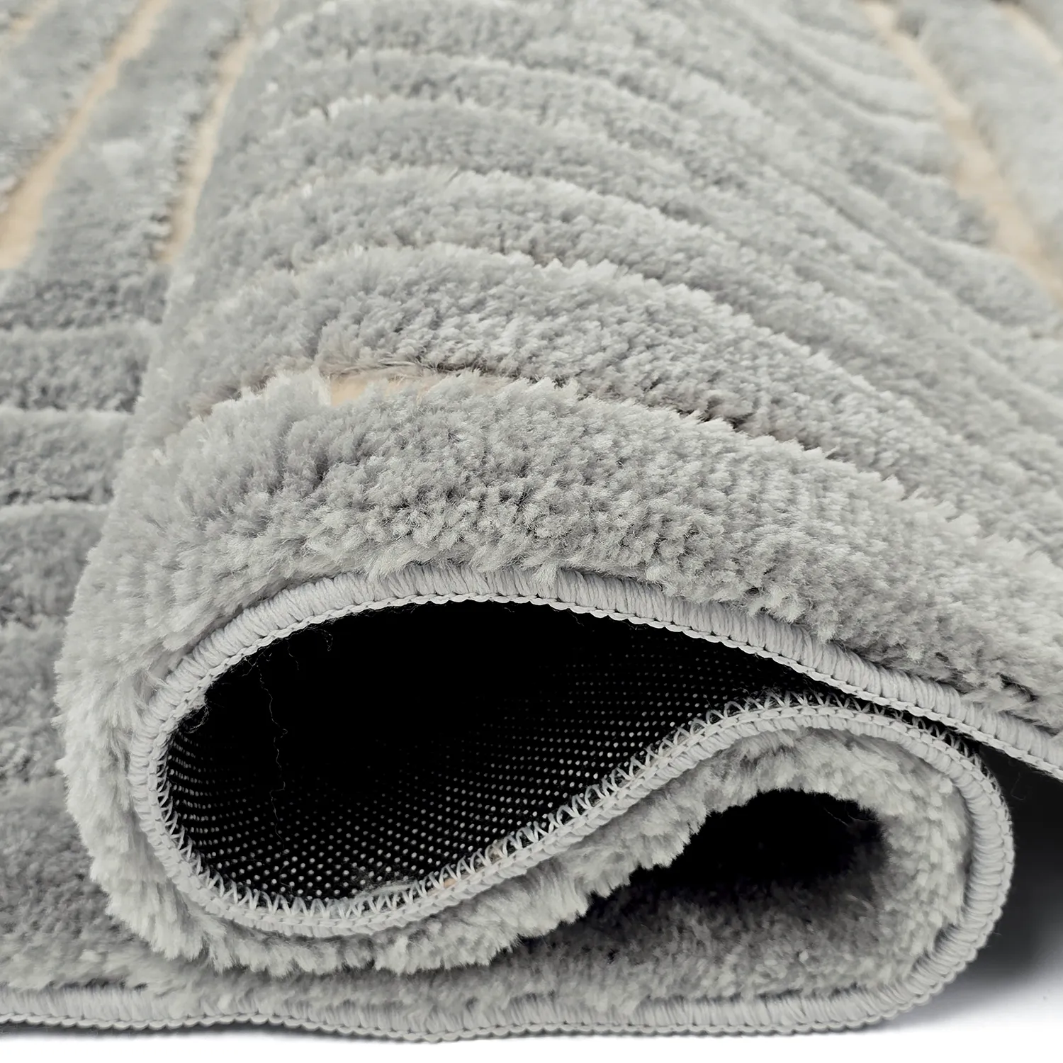 Tappeto A Pelo Lungo - Tyros (crema/grigio)