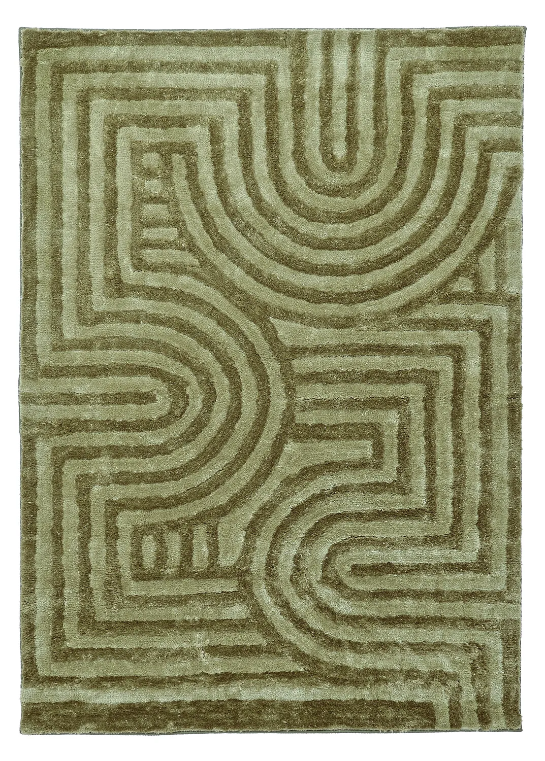 Tappeto A Pelo Lungo - Volos (verde)