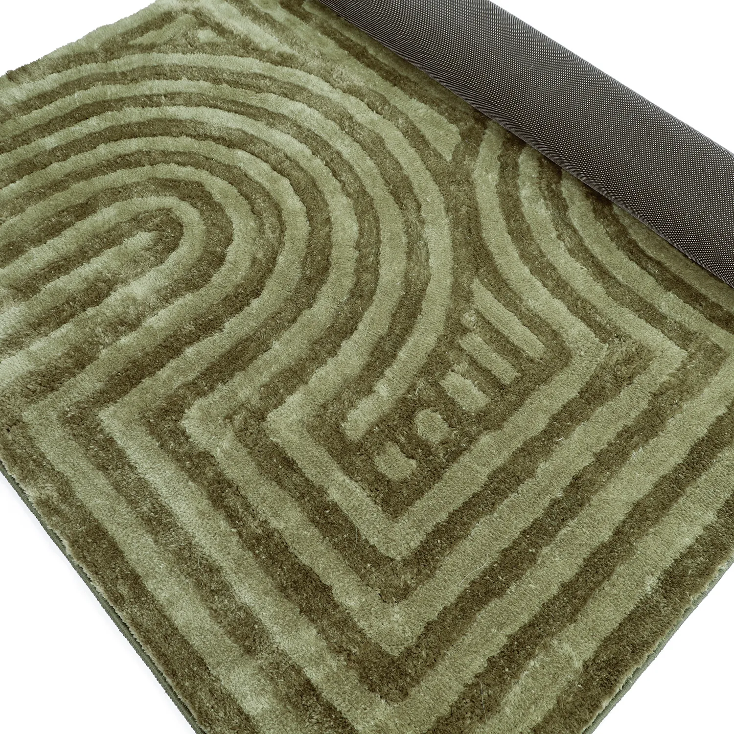 Tappeto A Pelo Lungo - Volos (verde)