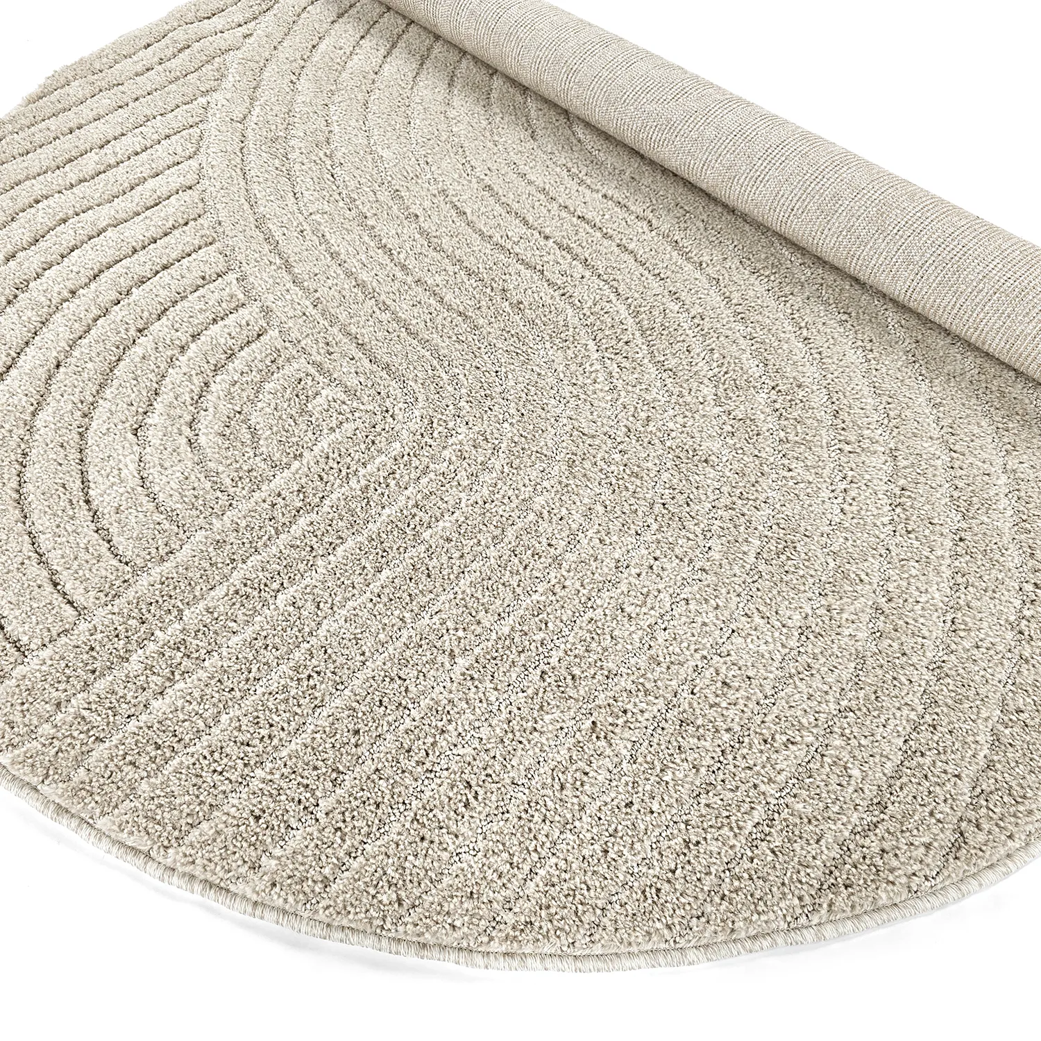 Tappeti rotondi - Wendy (beige)
