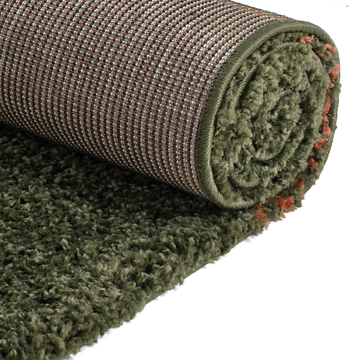 Tappeto A Pelo Lungo - Zagora (verde/arancione)