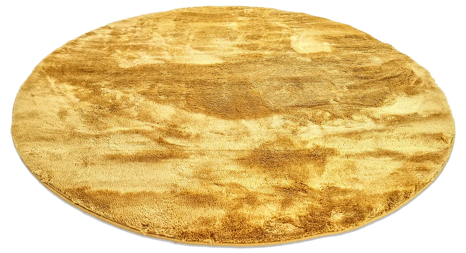 Tappeti rotondi - Aranga Super Soft Fur (ochre)