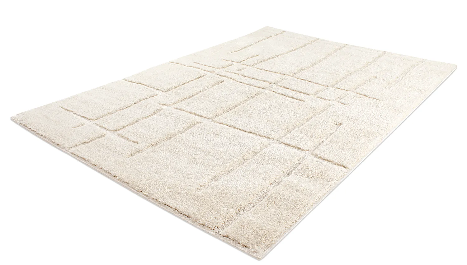 Tappeto A Pelo Lungo - Flavia (offwhite)