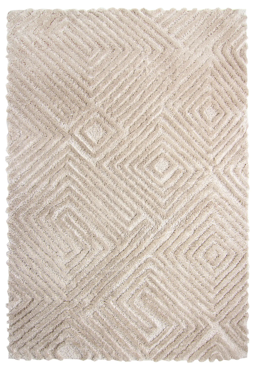 Tappeto A Pelo Lungo - Monti (beige)