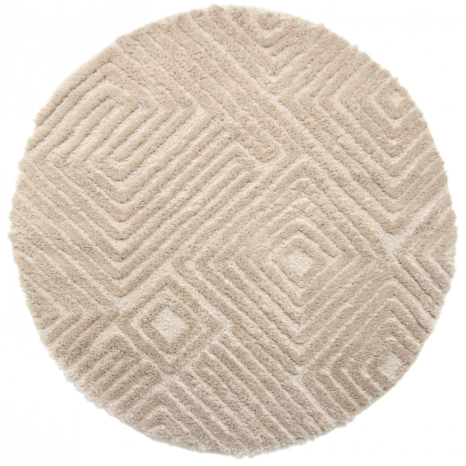 Tappeti rotondi - Monti (beige)