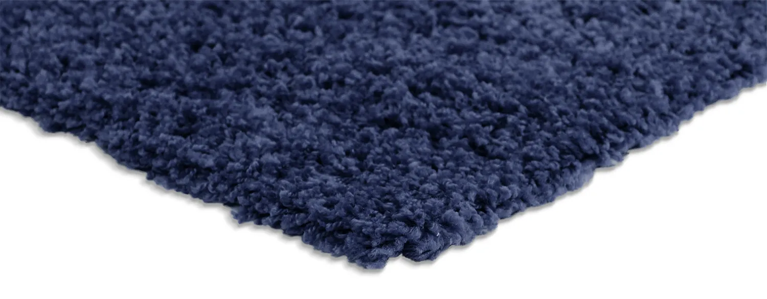 Tappeto A Pelo Lungo - Zoe (blu scuro)