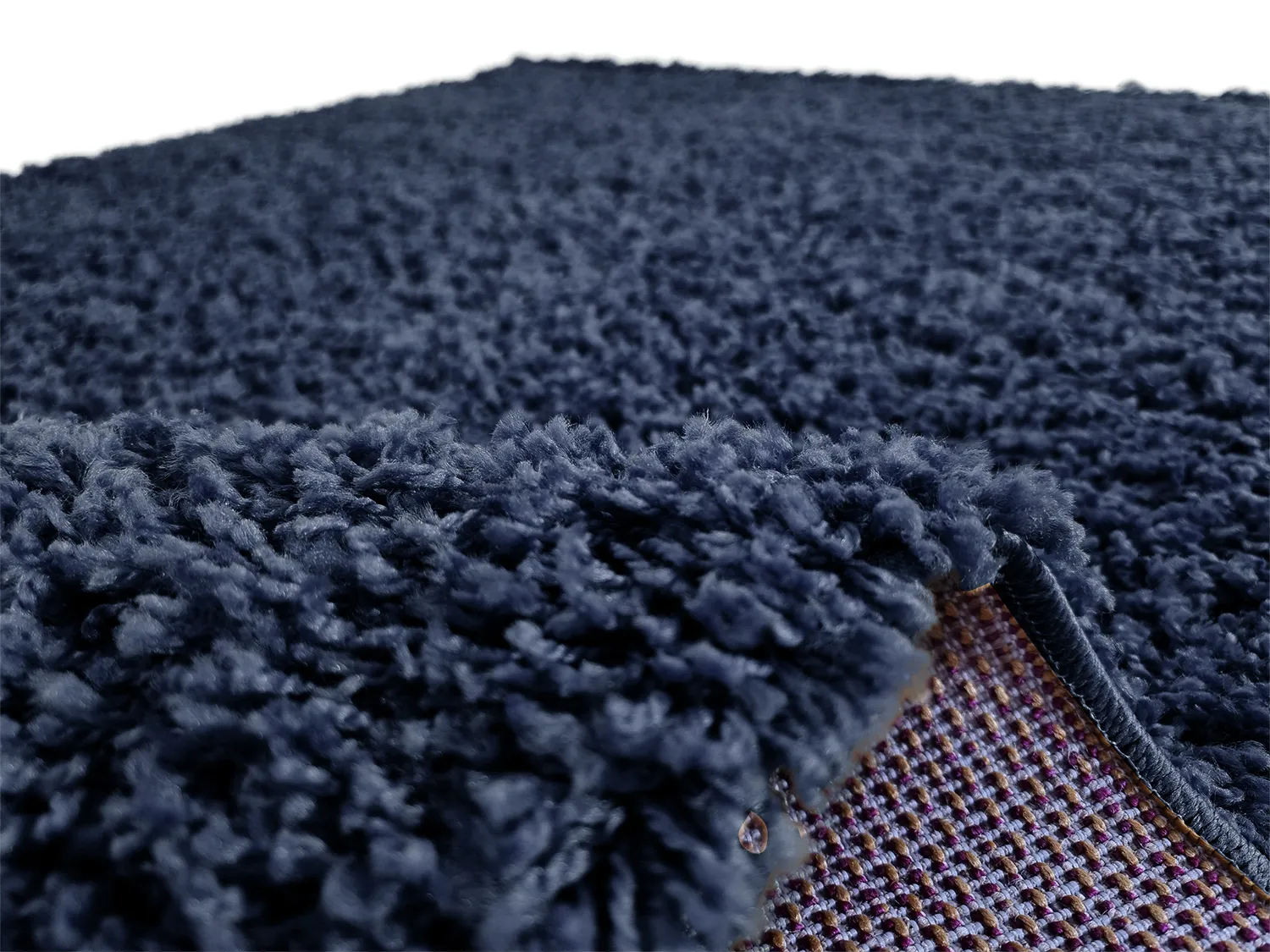 Tappeto A Pelo Lungo - Zoe (blu scuro)