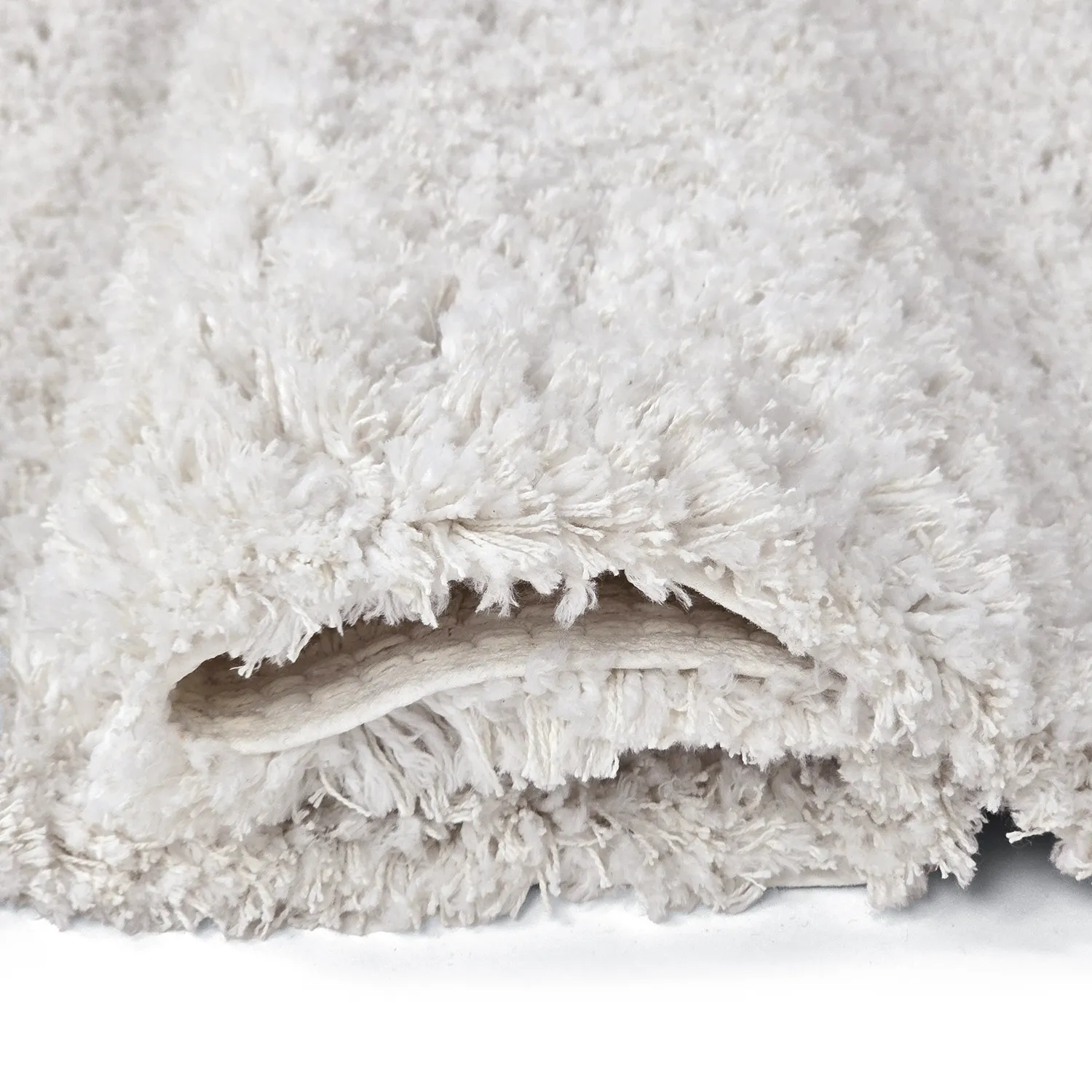 Tappeto A Pelo Lungo - Combarro Solid Cotton Shaggy (crema)