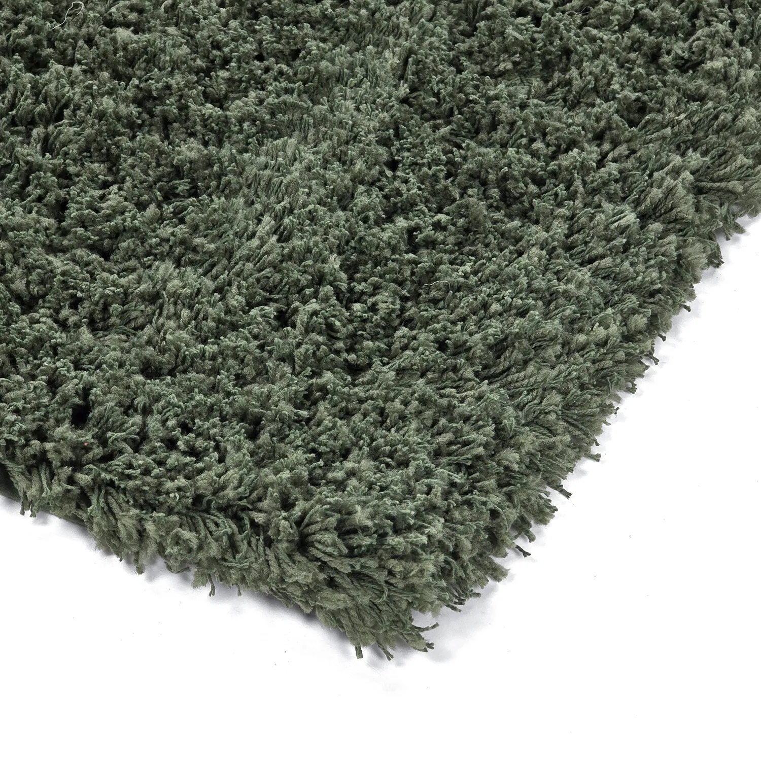 Tappeto A Pelo Lungo - Combarro Solid Cotton Shaggy (verde)