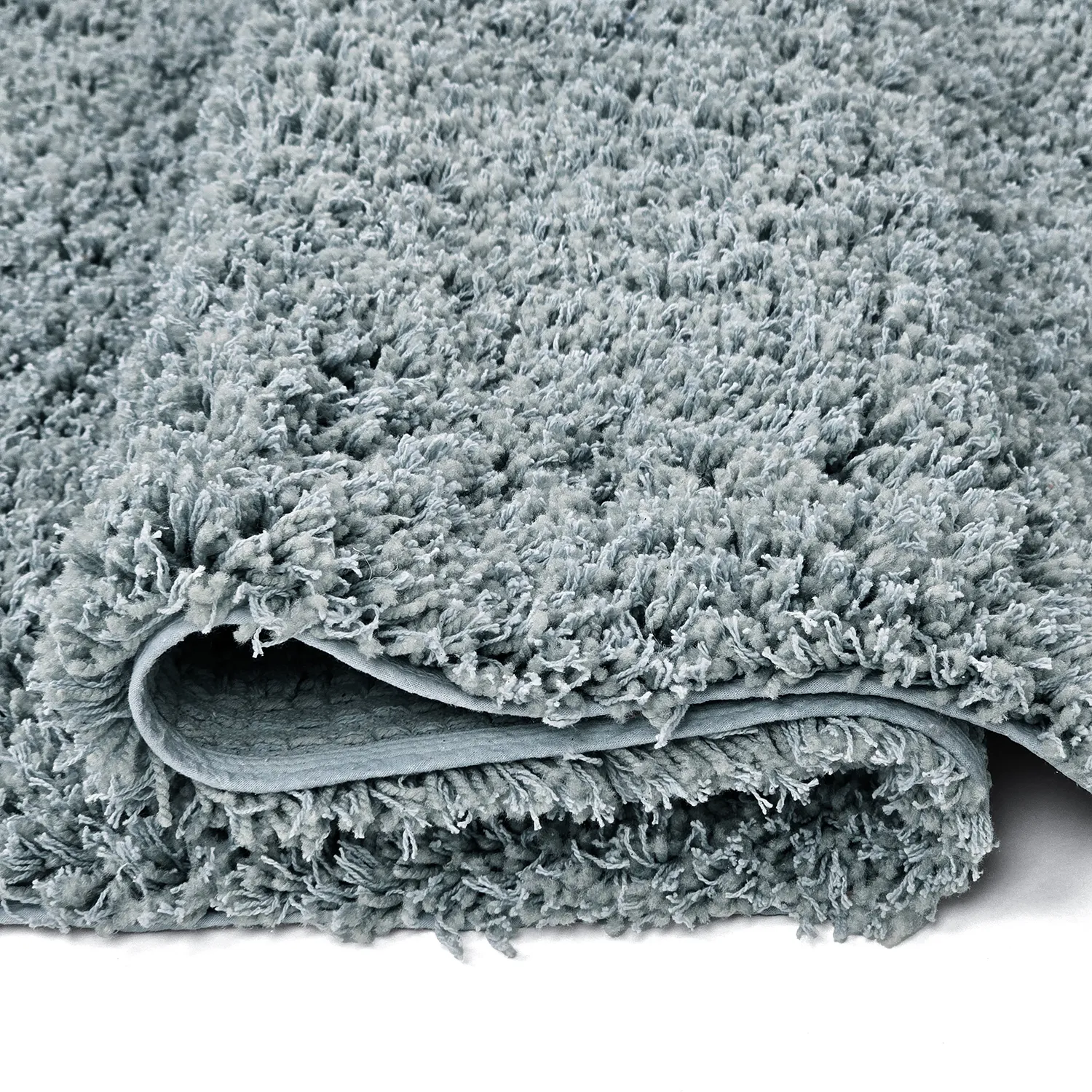 Tappeto A Pelo Lungo - Combarro Solid Cotton Shaggy (azzurro)