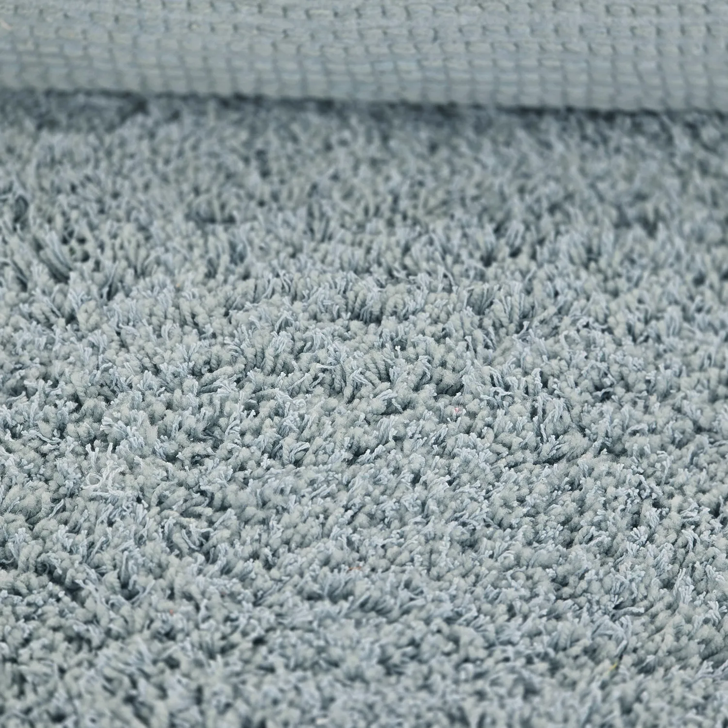 Tappeto A Pelo Lungo - Combarro Solid Cotton Shaggy (azzurro)