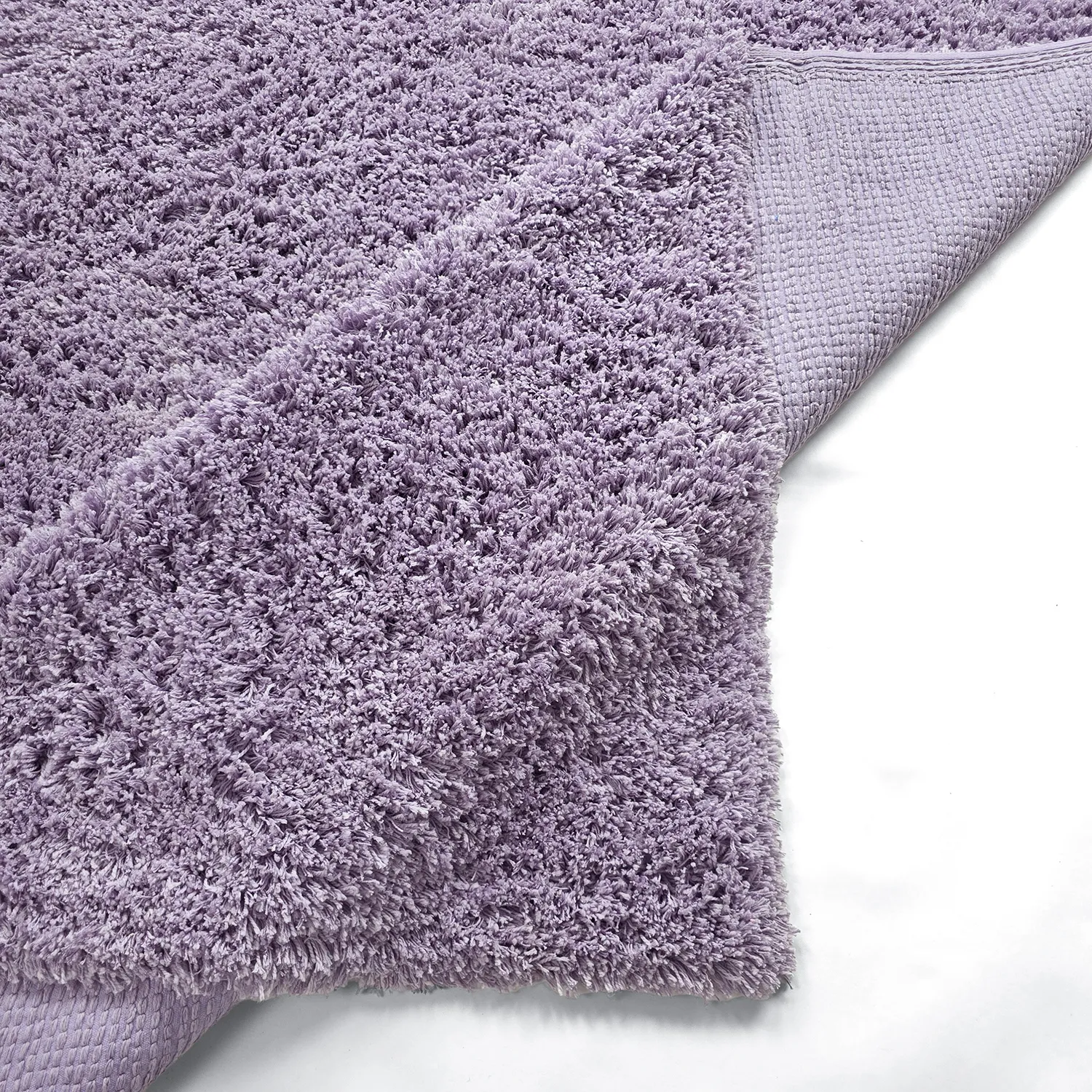 Tappeto A Pelo Lungo - Combarro Solid Cotton Shaggy (viola chiaro)