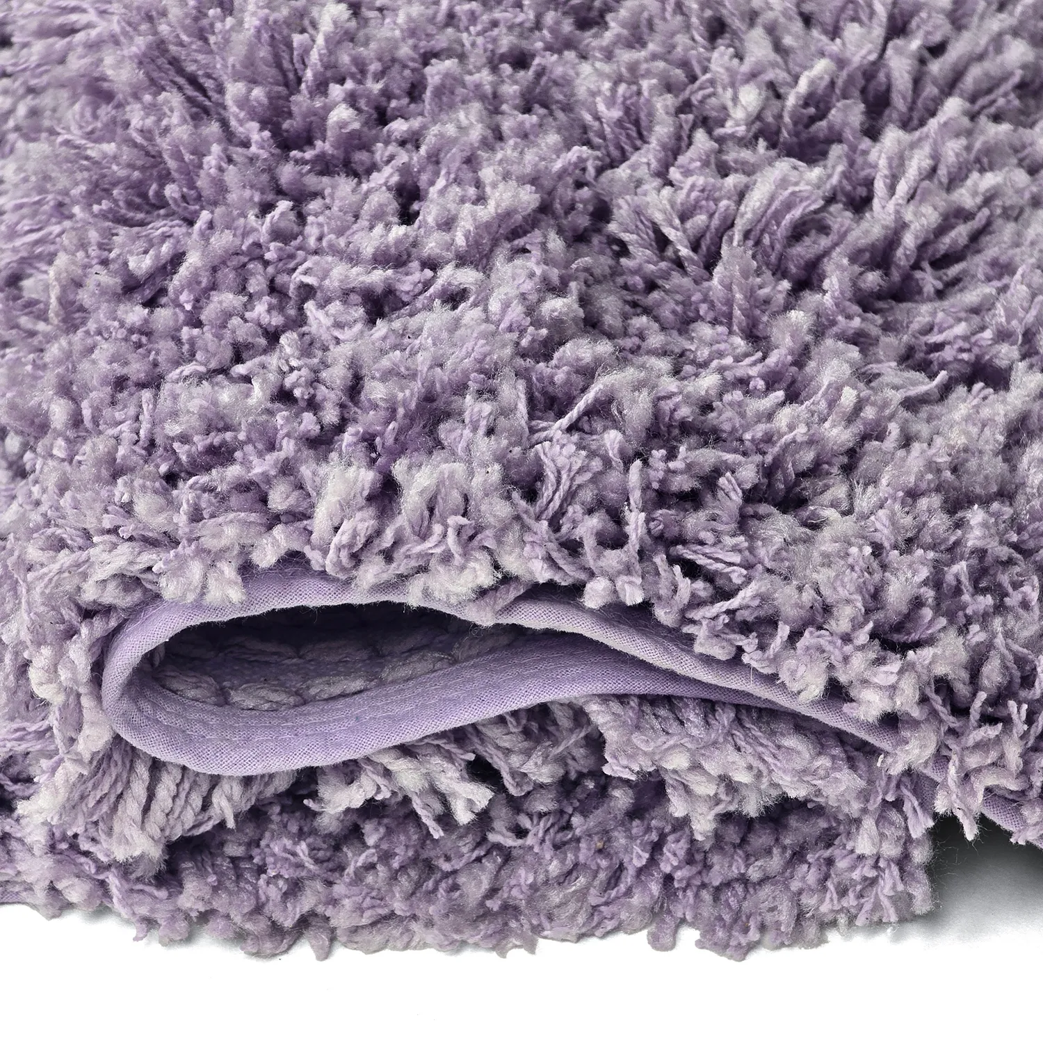 Tappeto A Pelo Lungo - Combarro Solid Cotton Shaggy (viola chiaro)