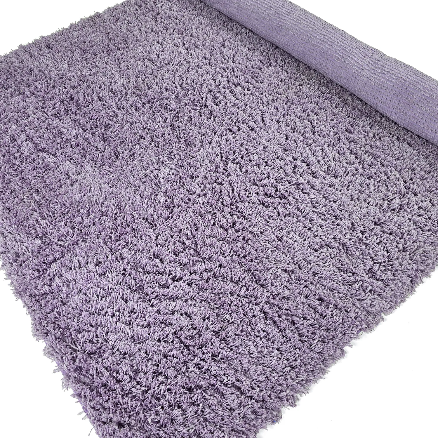 Tappeto A Pelo Lungo - Combarro Solid Cotton Shaggy (viola chiaro)