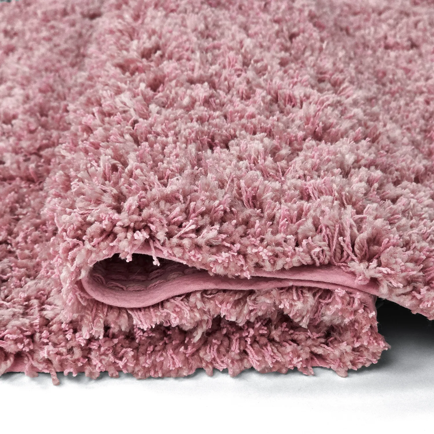 Tappeto A Pelo Lungo - Combarro Solid Cotton Shaggy (rosa chiaro)