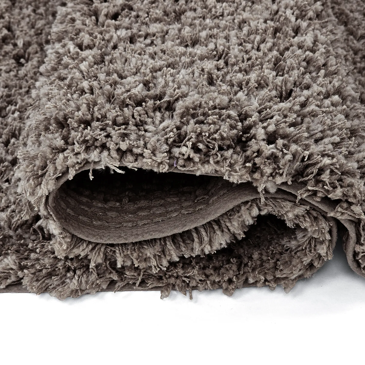 Tappeto A Pelo Lungo - Combarro Solid Cotton Shaggy (taupe)
