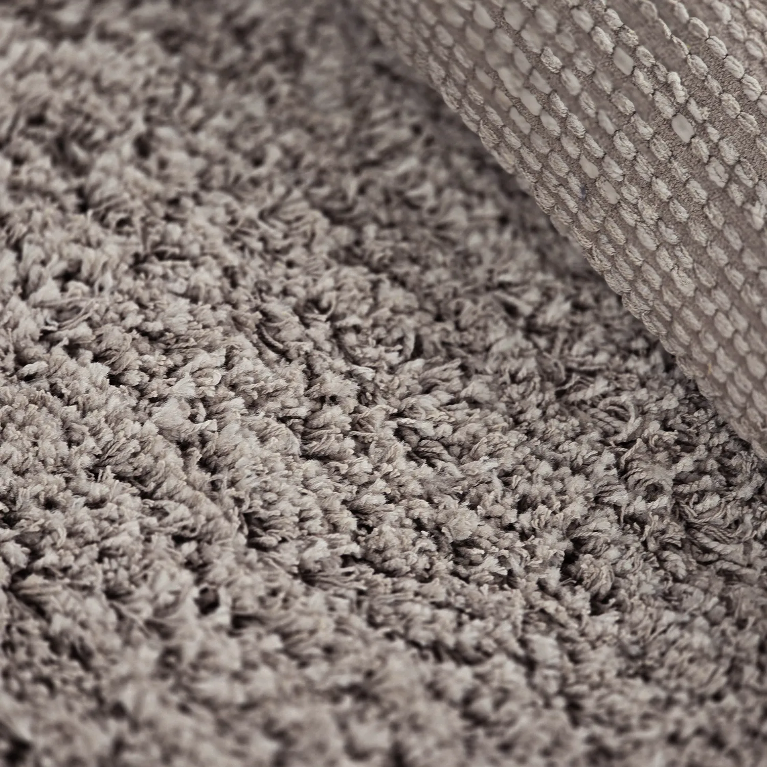 Tappeto A Pelo Lungo - Combarro Solid Cotton Shaggy (taupe)