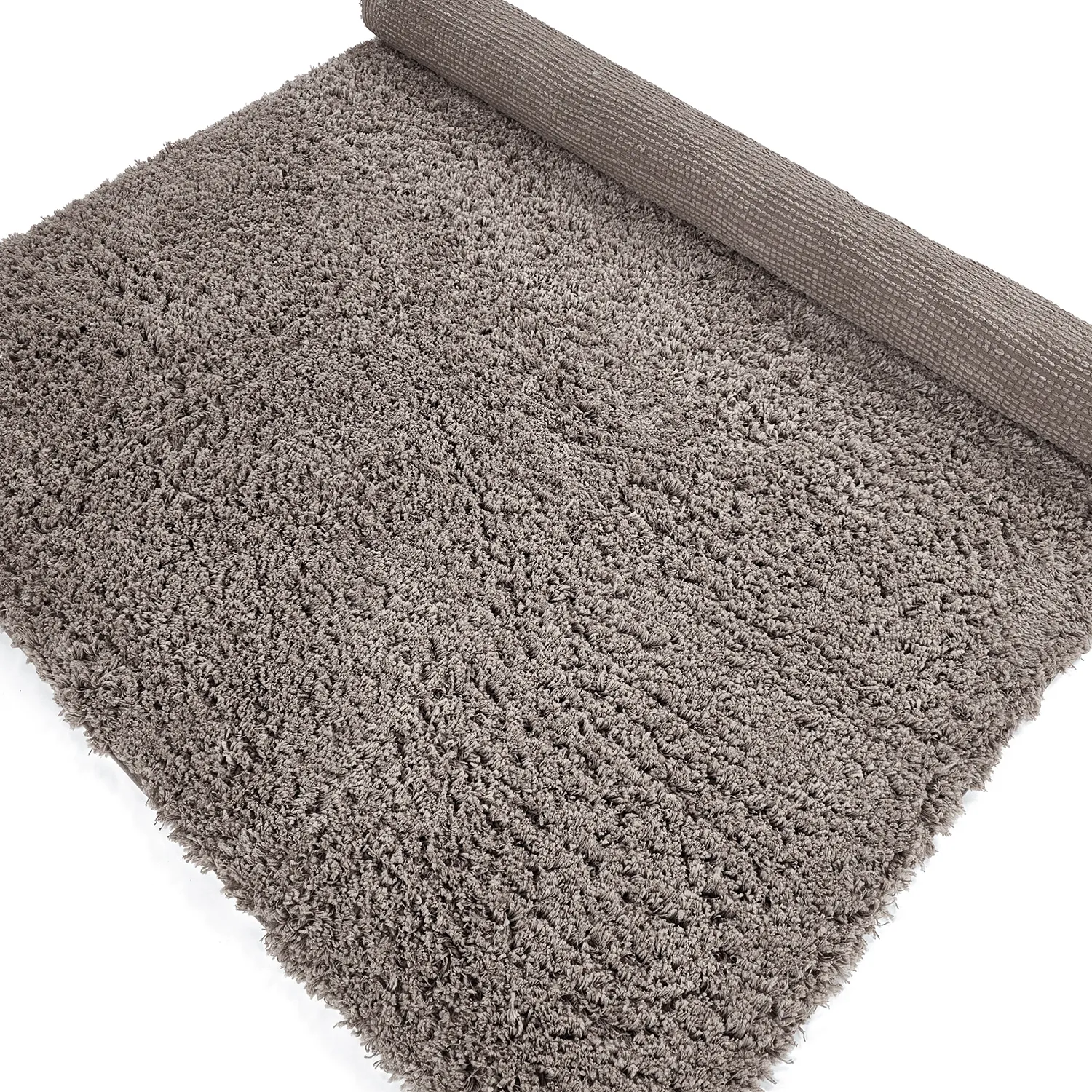 Tappeto A Pelo Lungo - Combarro Solid Cotton Shaggy (taupe)