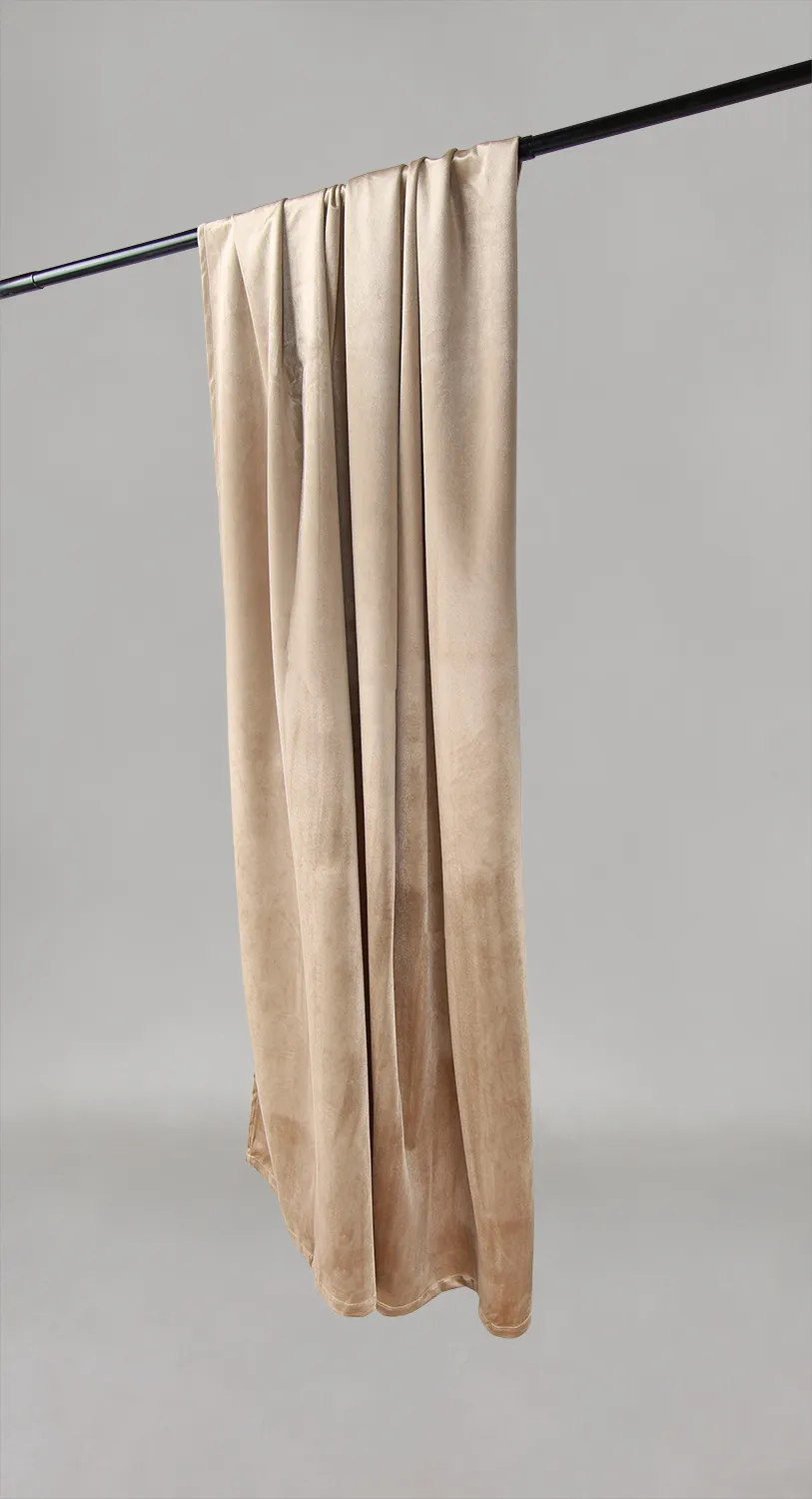 Tende - Tende di velluto Marlyn (beige chiaro)
