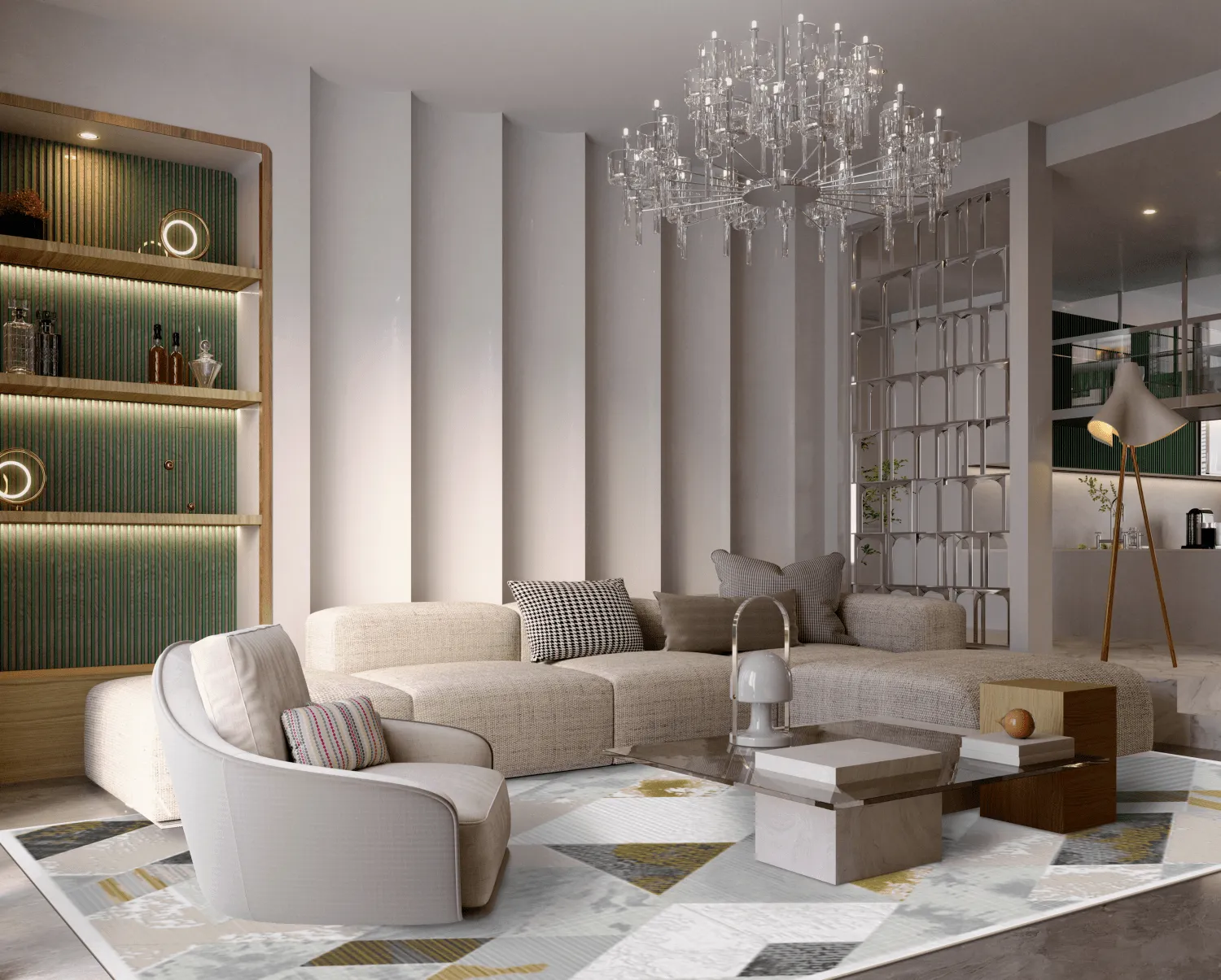 Tappeto Wilton - Samos (grigio/multi)