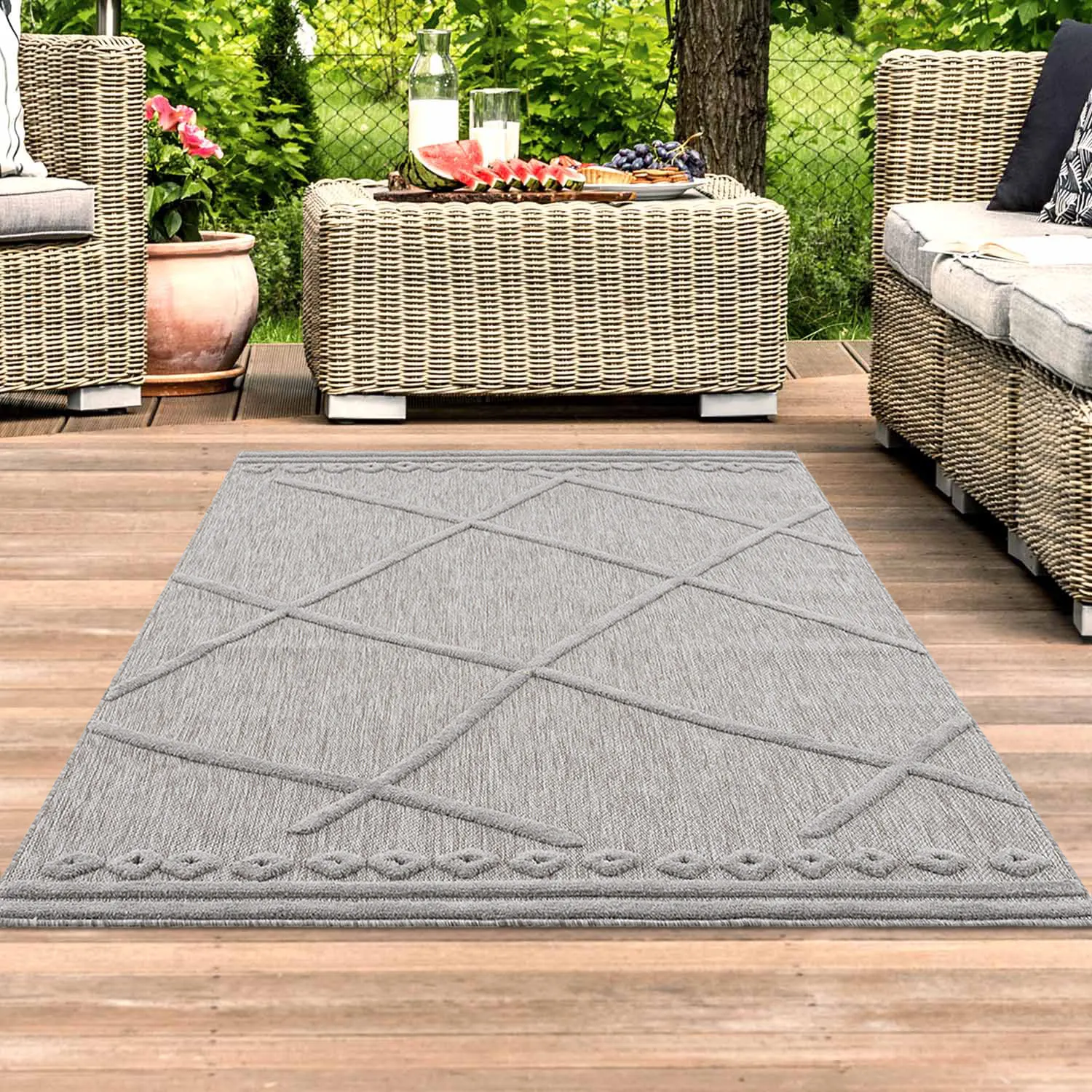 Shaggy Indoor-Outdoor - Newhaven (grigio)