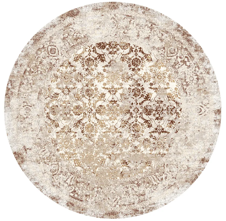 Tappeto rotondo - Denizli (beige)