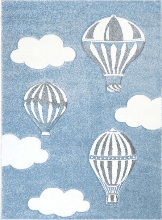 Tappeti per bambini - Bueno Hot Air Balloon (blu)