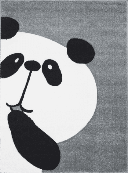Tappeti per bambini - Bueno Panda (grigio)