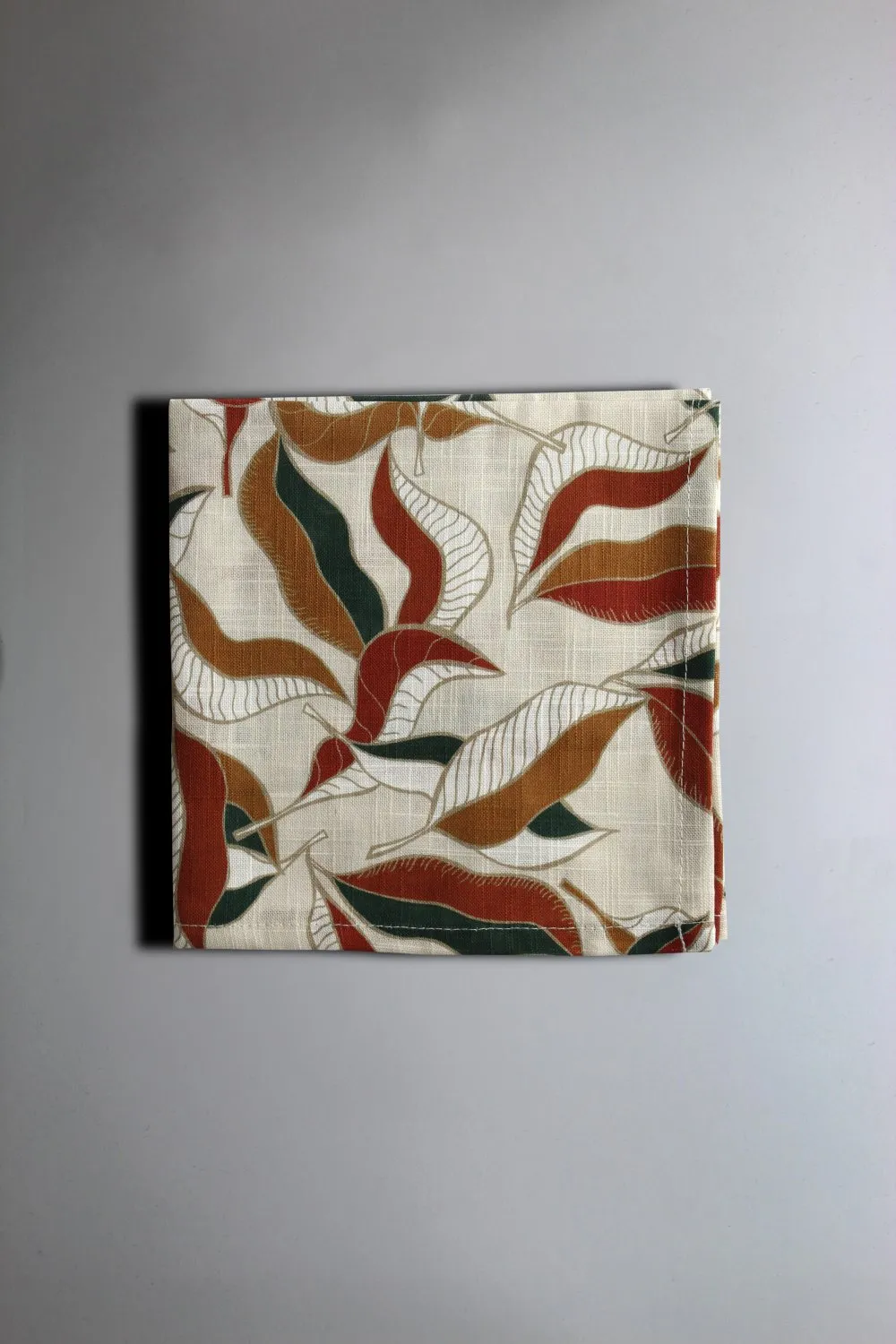 Tovagliolo in confezione da 4 - Amalie (beige/rust)
