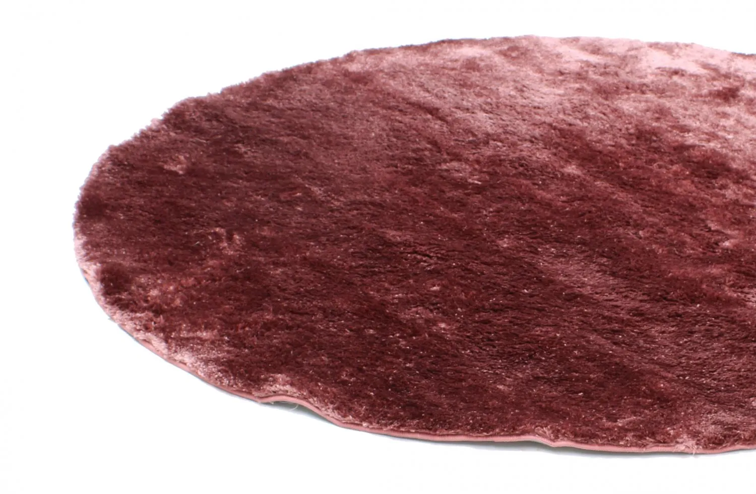 Tappeti rotondi - Shaggy Luxe (coral pink)